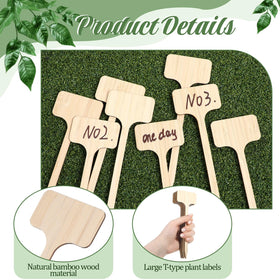 Thinp plant-name-tags with smooth writing surface resist ink bleed.