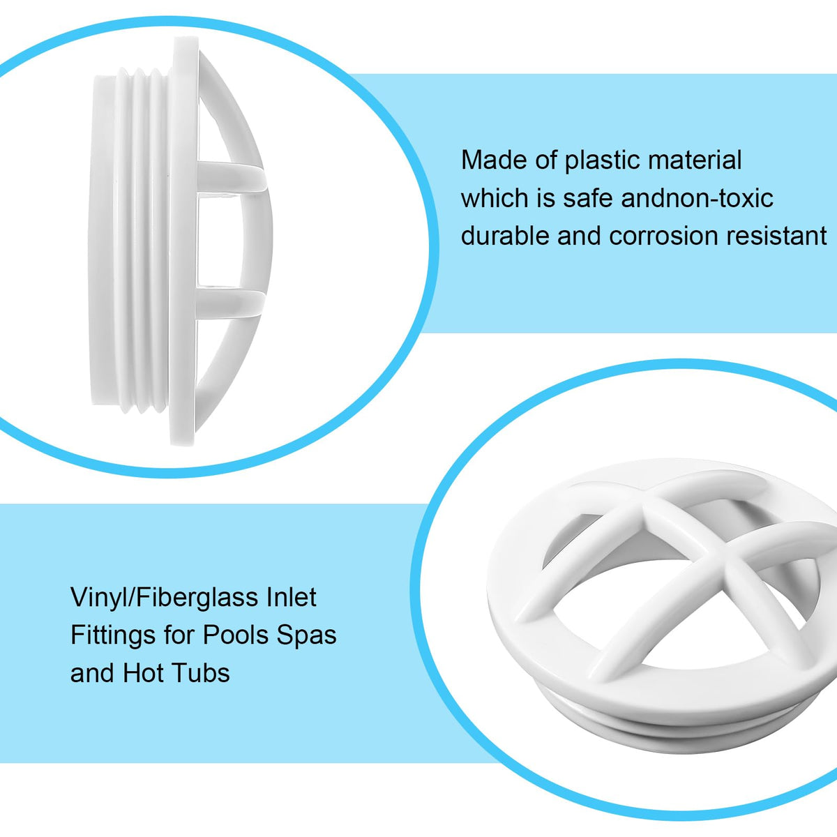 Thinp SP1026 ABS plastic durable construction for everyday pool use.
