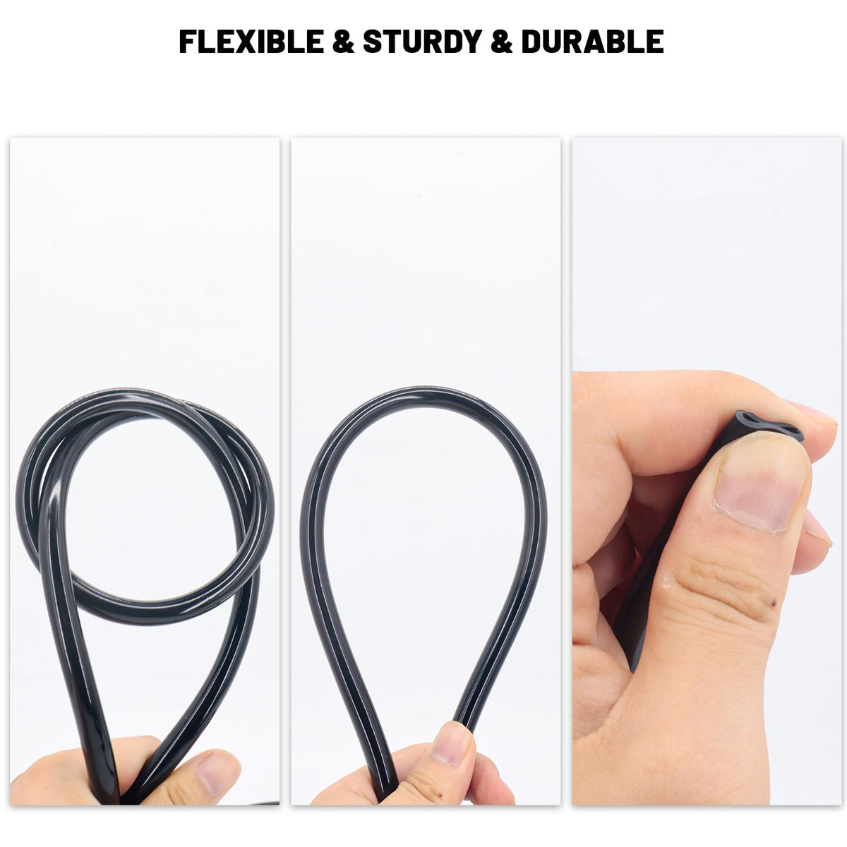 Thiswing flexible PE drip tubing offers bendable durability for versatile garden layouts.