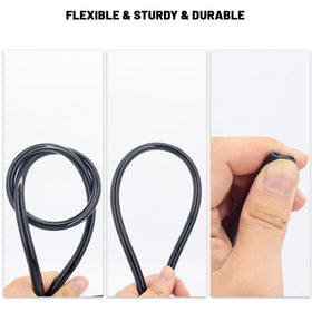 Thiswing flexible PE drip tubing offers bendable durability for versatile garden layouts.