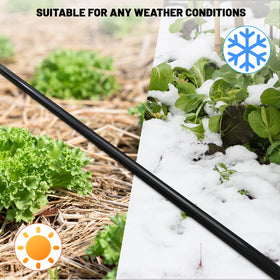 Thiswing weather-ready drip tubing withstands seasonal use for year-round irrigation.