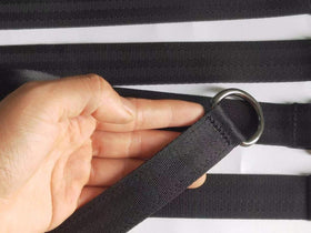 Package includes two straps and two hook clasps for quick setup