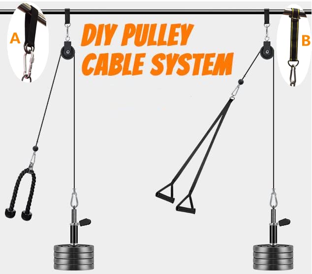 THJJSS straps used with gym pulley systems and swings