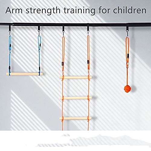 THJJSS versatile setup for swings, hammocks, and pulley systems.