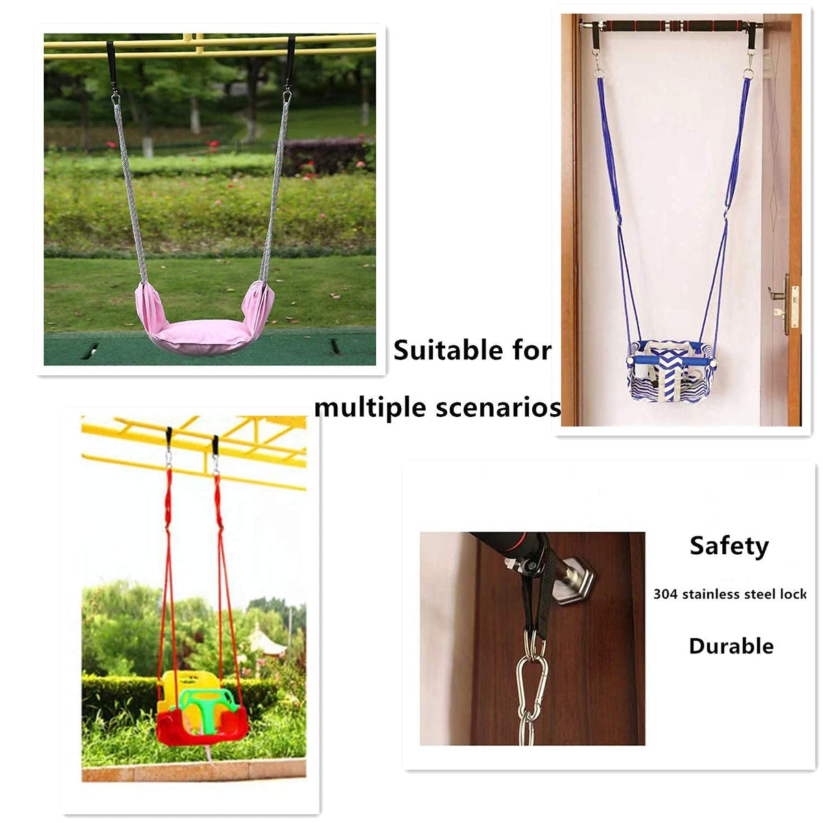 THJJSS safety screw lock on clasps for added secure connections.