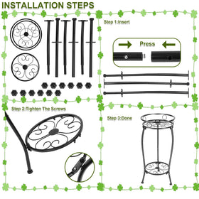 THKFUL space-saving display helps keep plants neat and accessible