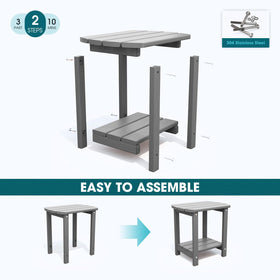 THOEOE easy assembly with included screws for quick setup