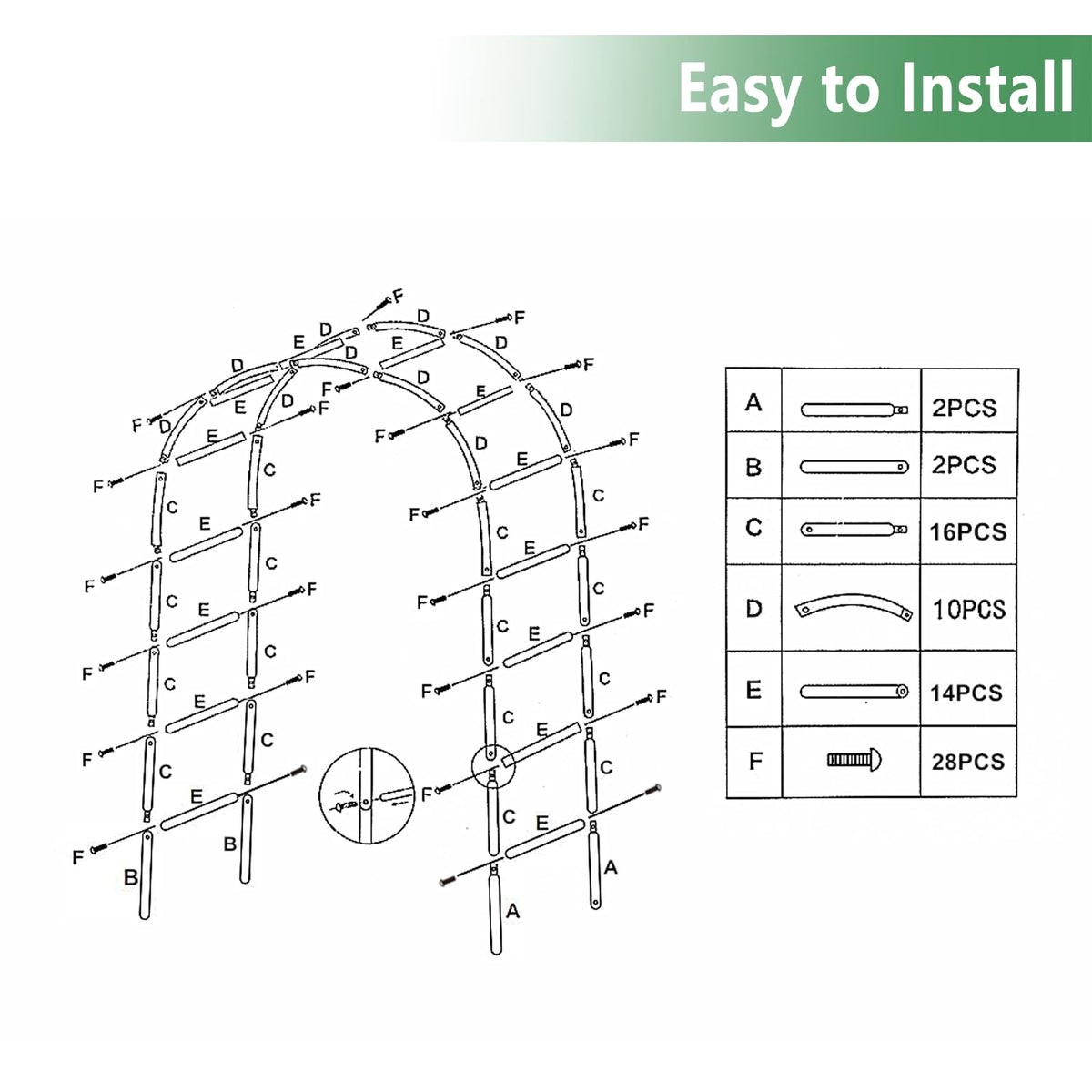 THORISE pergola arch roses display frames romantic garden accents.