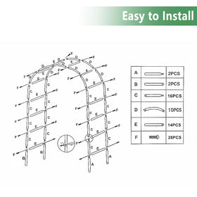 THORISE pergola arch roses display frames romantic garden accents.