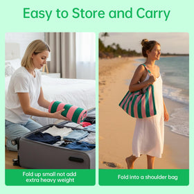 THOVSMOON towel cover easy to clean after beach use.