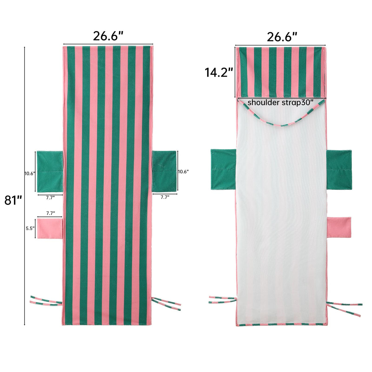 THOVSMOON microfiber texture delivers comfort on hot beach days.