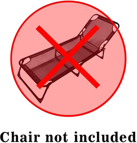 THOVSMOON towel cover top pocket design securing over the chair.