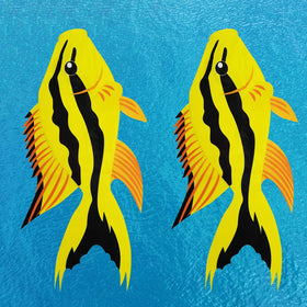 THQZLH fish windsock deck ornament creates a cheerful focal point.