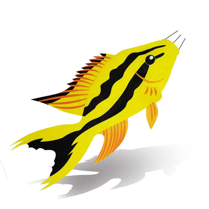THQZLH fish windsock front view adds vibrant outdoor charm.