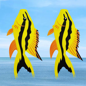 THQZLH fish windsock wind motion demonstrates breeze-swayed decoration for gardens.