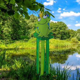 THQZLH neighborhood charmer windsock frog greets guests with whimsical motion.