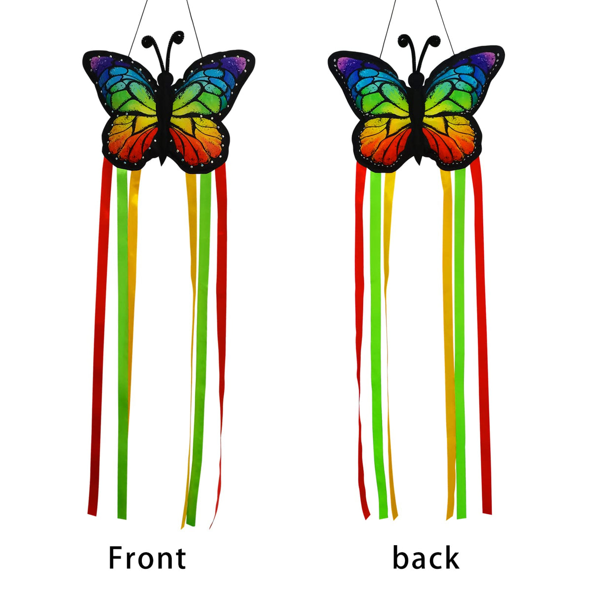 THQZLH spring windsock decorative accent for gardens and porches.