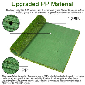 Three Oranges 4x6 rug offers all-weather durability and UV protection for year-round use