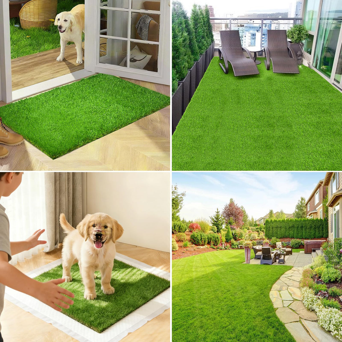 Three Oranges outdoor rug creates a vibrant patio setup with quick rinse-clean maintenance