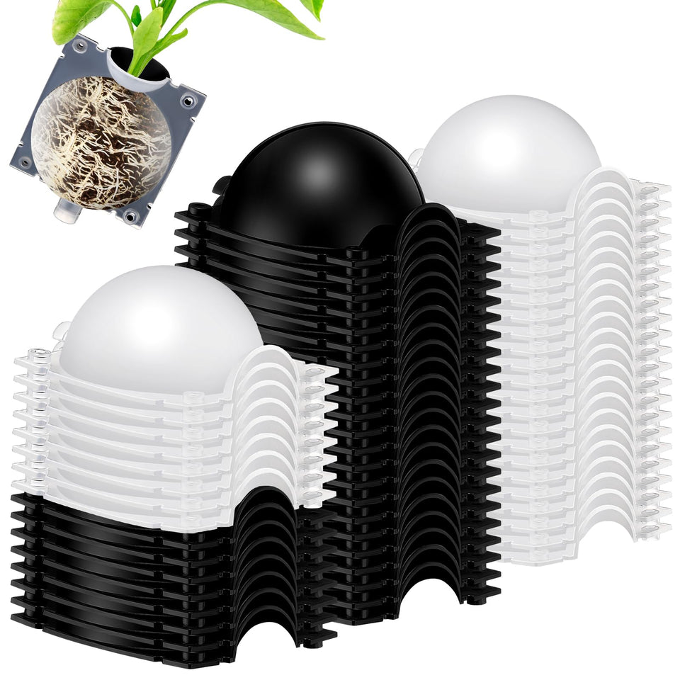 Threehoney air-layering pod with half-black half-transparent design for visible rooting progress