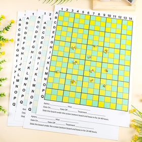 Threehoney design helps reduce cold air ingress when used with a bottom board