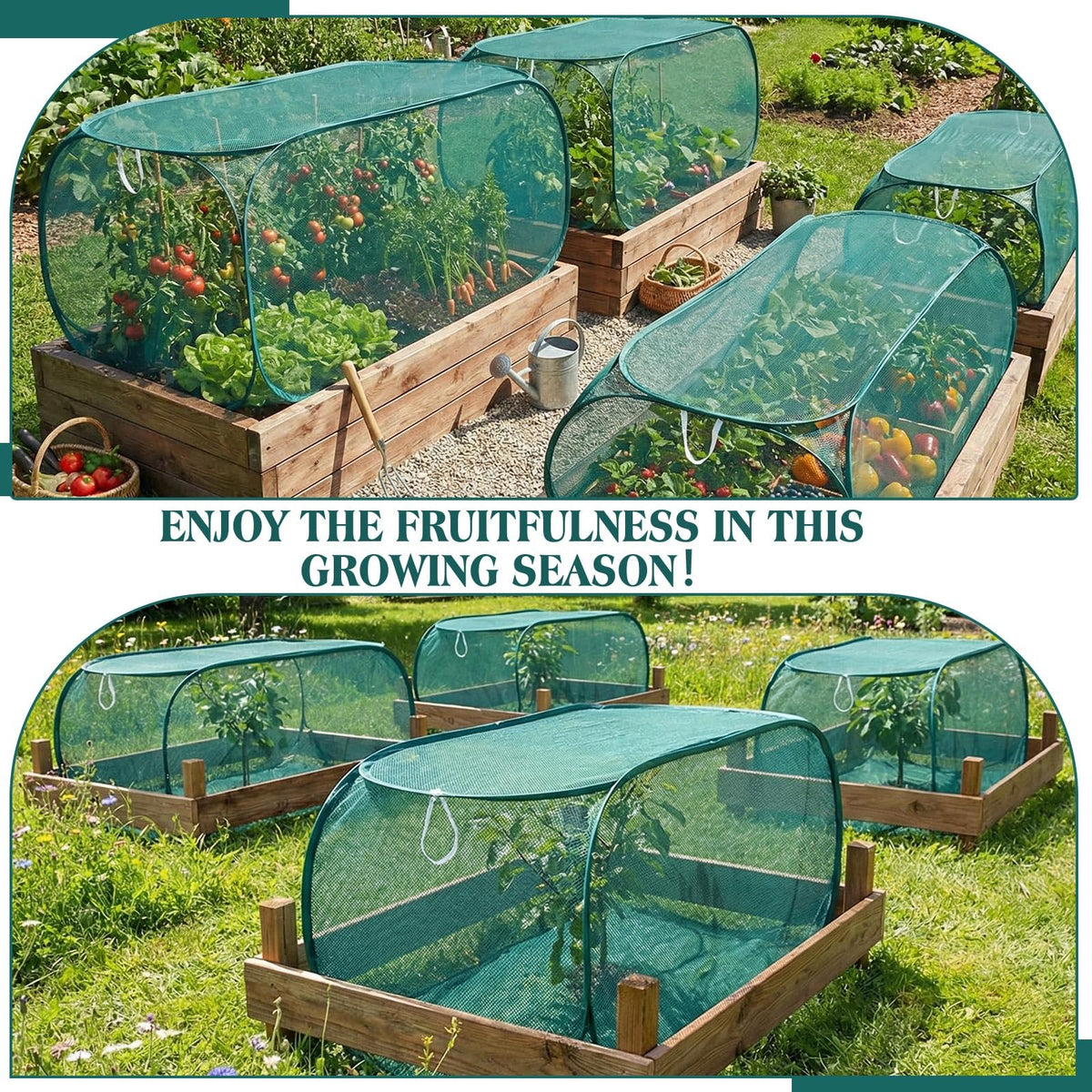 Threehoney dark green color blends with outdoor spaces and plant rows.