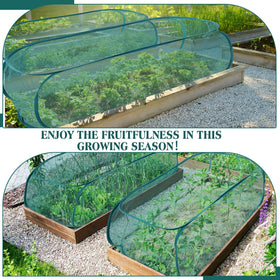 Foldable storage-friendly plant cover for busy gardens