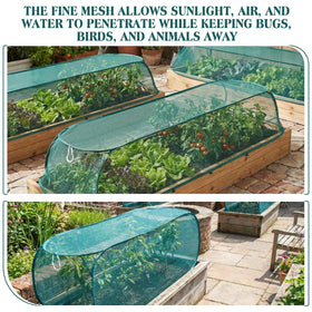Threehoney folded storage offers space saving garden accessory when not in use.