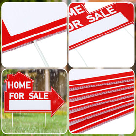 Threehoney double-sided arrow sign reaches buyers from both directions, boosting visibility.