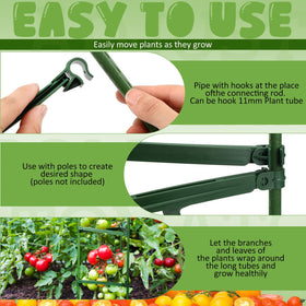Threehoney reusable connectors lock securely and release smoothly for quick adjustments.