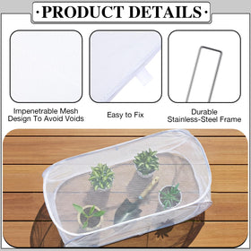 Threehoney seedling protection mesh keeps delicate sprouts safe outdoors