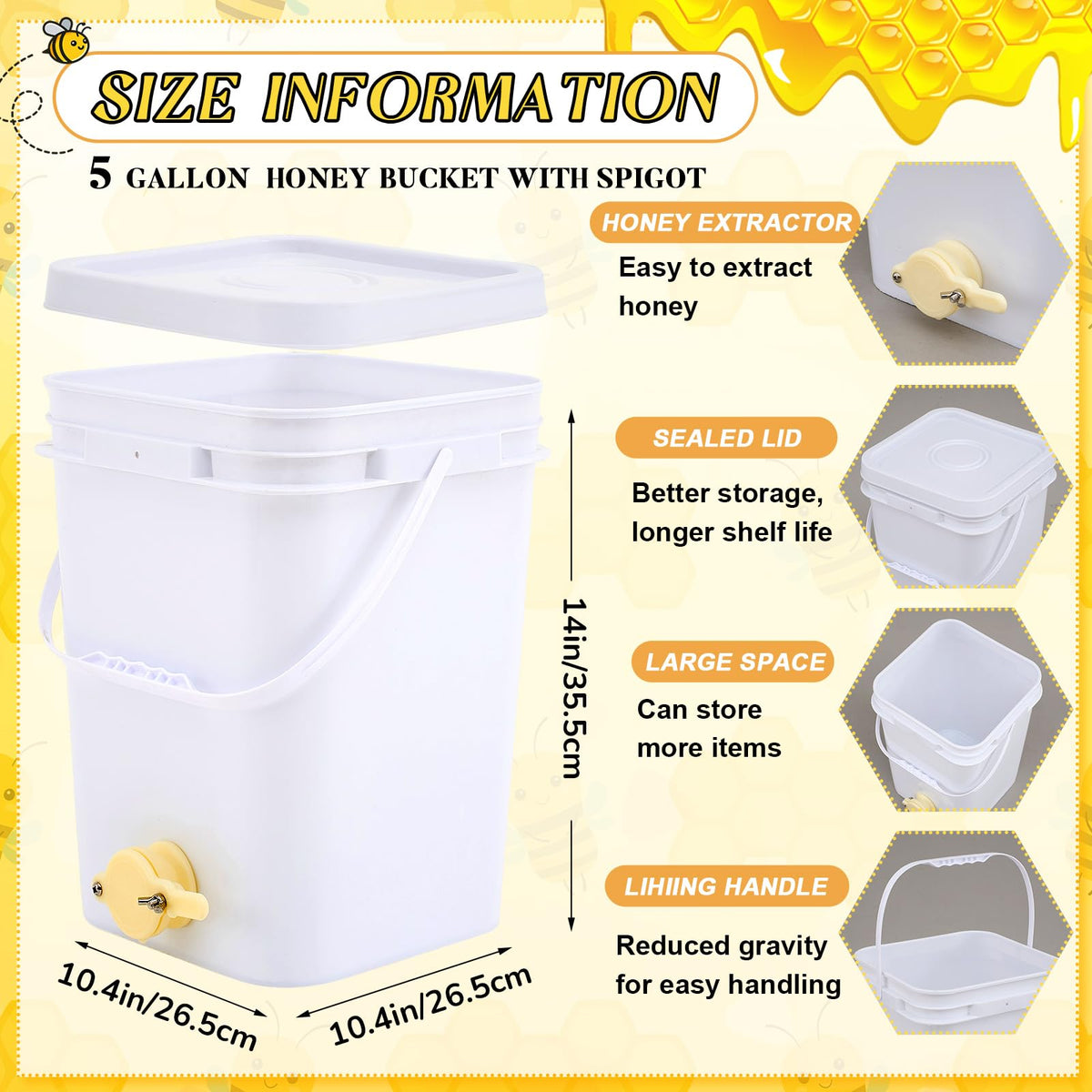 Threehoney stainless steel filters shown for double-layer filtration.
