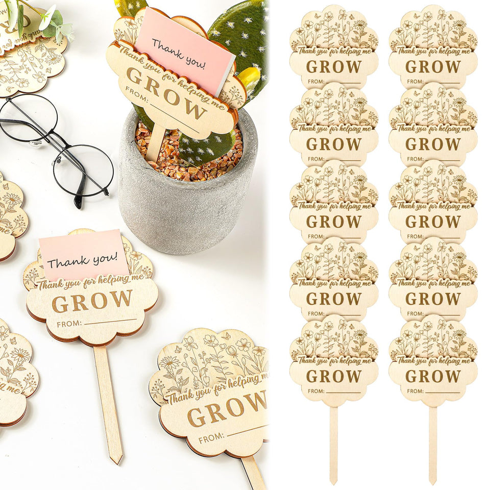 Threehoney teacher tags with gift card holder close-up for gifting
