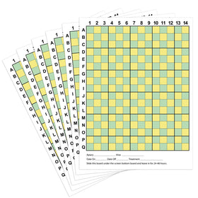 Threehoney varroa mite counting board with large 20x15 inch surface for quick counts