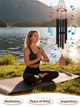 Threeight wind chimes tubes close-up showcasing tuned tubes for soothing outdoor sounds