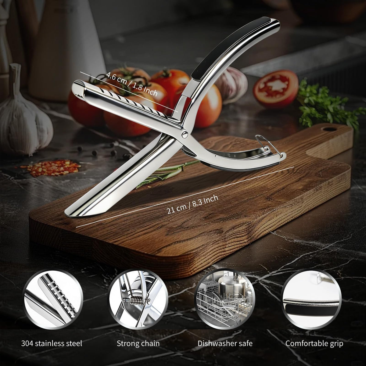 Threemonkys Rib Membrane Removal Tool dishwasher-safe construction for easy cleaning