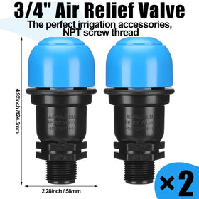Threlaco valve with NPT male threads ready for DIY installation