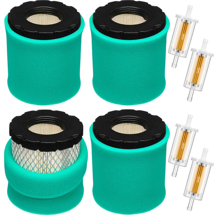 Threlaco lawn mower air filter set front view for easy replacement