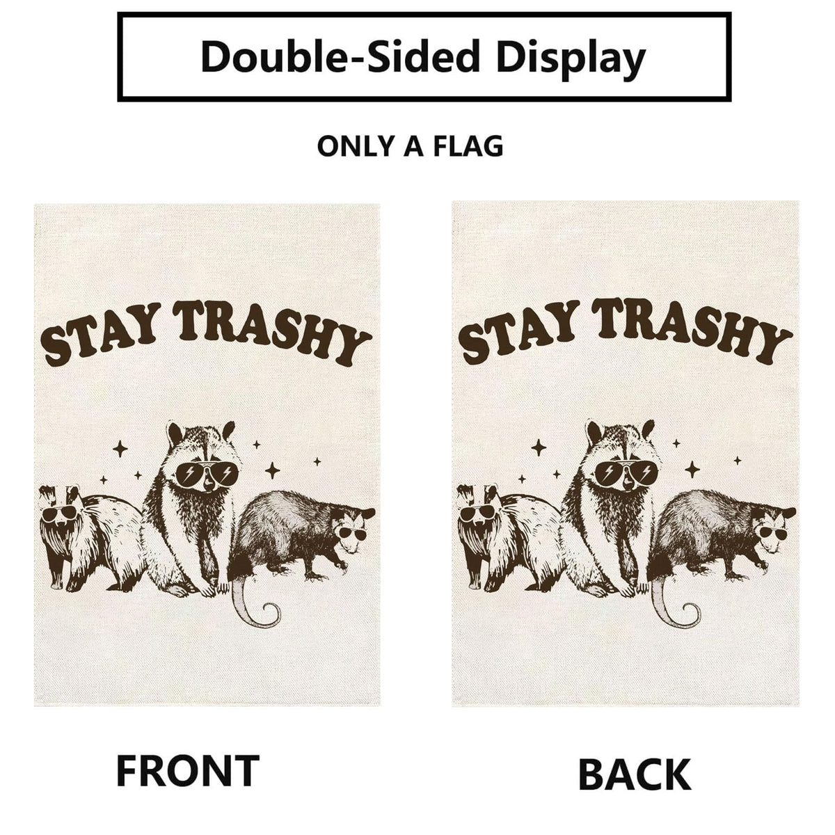 Thriano outdoor flag in heavy-duty polyester withstands weather
