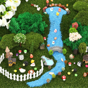 Thrilez durable materials and waterproof design support year-round fairy gardens