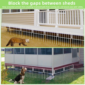 Thrivinest dog and rabbit protection fence helps prevent digging and squeezing.