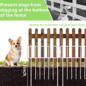 Thrivinest no-dig fence ground stakes, quick setup without digging.