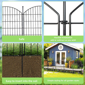 Thrivinest 47in stakes anchor fence panels firmly to ground