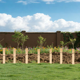 Thrseely durable wooden stakes work across yard, farm, and outdoor projects