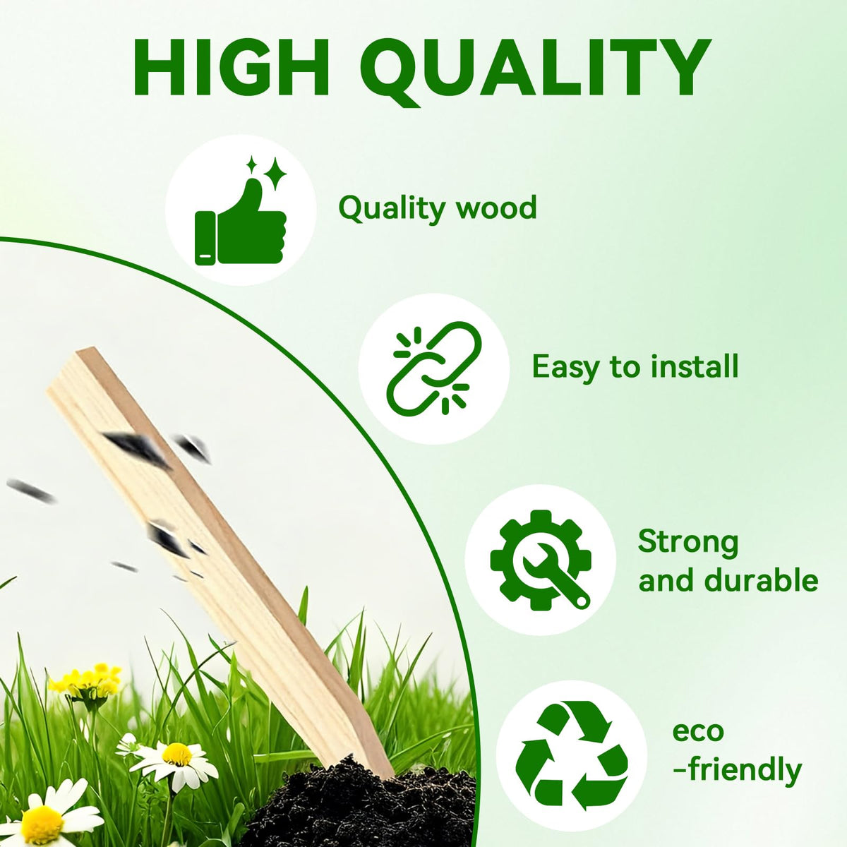 Thrseely solid wood construction ensures durability for long-term outdoor use