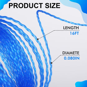 THTEN 0.080 inch trimmer line size for durable edge cuts and reliable feeding.