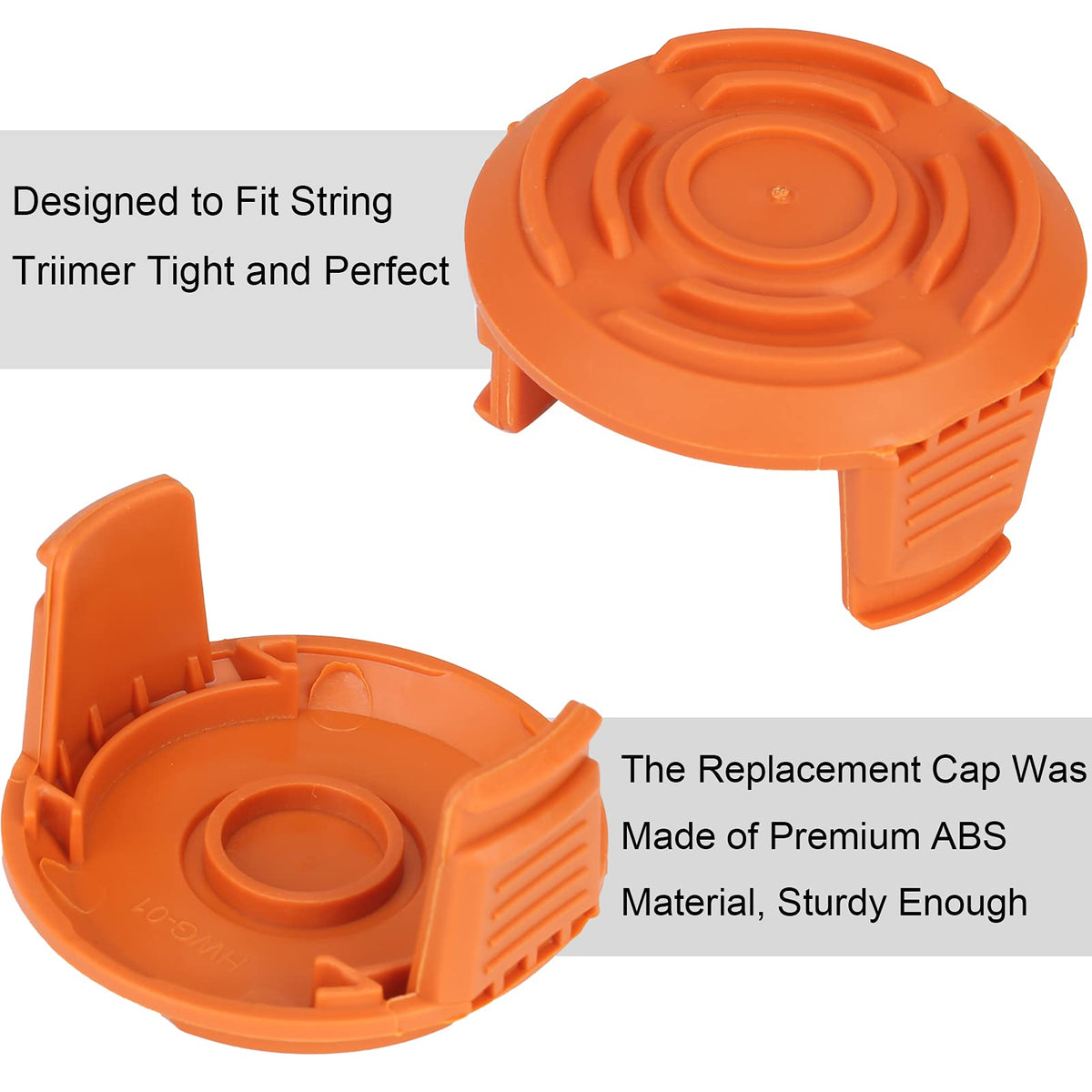 Four-pack replacement caps ensure ongoing trimming with minimal downtime