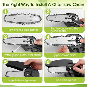 THTEN 6inch pruning chain for Ryobi P25013BTL boosts fast pruning performance