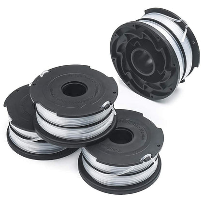 THTEN DF-065 spool pre-wound with 36 ft nylon line for quick trimming.
