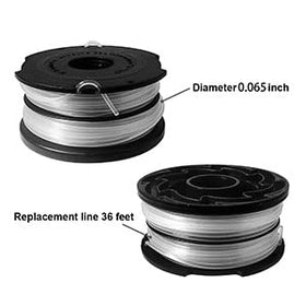 Pre-wound DF-065 spool delivers 36 feet of 0.065 inch line for steady trimming.